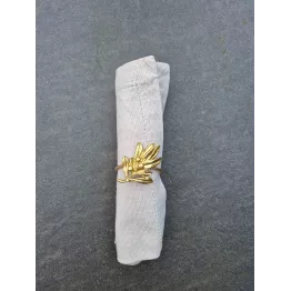 Rond de serviette doré