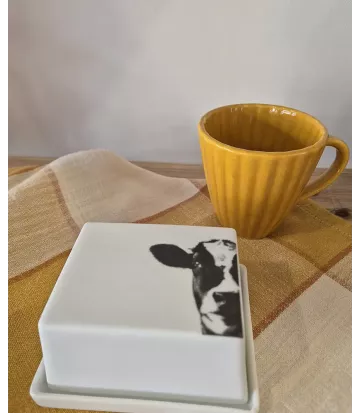Mini beurrier porcelaine