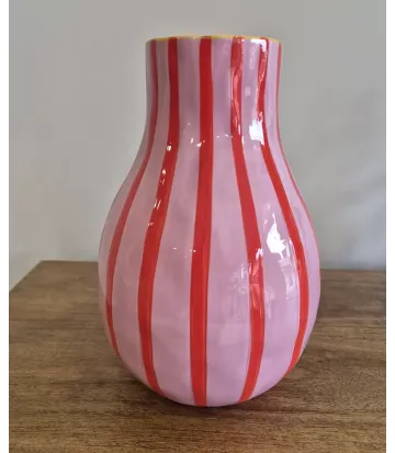 Vase a rayures