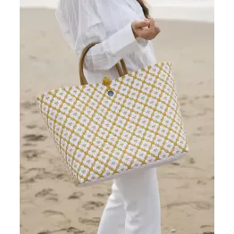 Sac de plage Handed By, un incontournable de l'été. Pratique, élégant, et solide