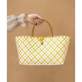 Pratique et élégant ce panier sac a main tressé à la main va simplifier votre quotidien ....