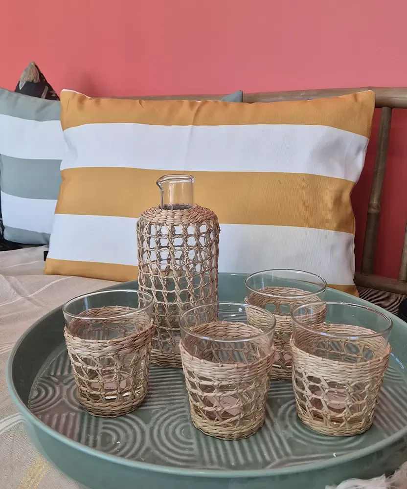 Elégante, tendance, déperlante, idéale pour habiller votre espace extérieur