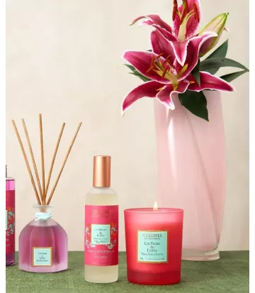 Découvrez notre Parfum pour la maison Lys Tigré & Lotus aux notes fleuries et subtiles