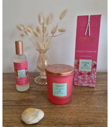 Découvrez notre Parfum pour la maison Lys Tigré & Lotus aux notes fleuries et subtiles