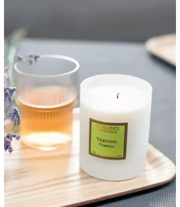 Bougie parfumée naturelle Verveine citronnée