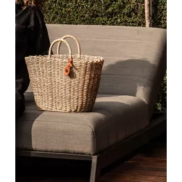 Panier Sofia Handed by | Sac tressé artisanal élégant et authentique