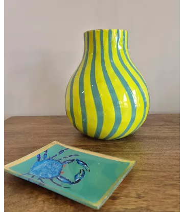 Vase original Gift Company vert turquoise | Déco