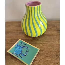 Vase original Gift Company vert turquoise | Déco