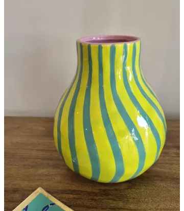 Vase original Gift Company vert turquoise | Déco