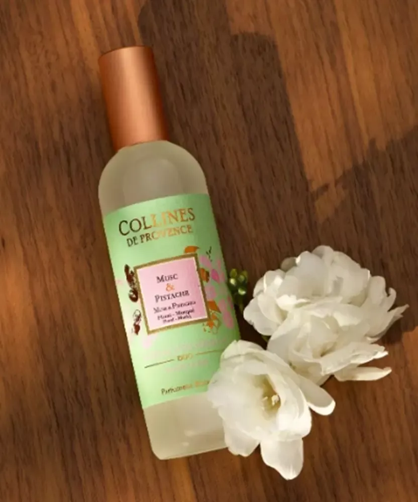 Parfum pour maison Musc Pistache Collines de Provence