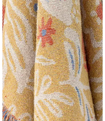 Reims Plaid en coton multicolore Bloomingville