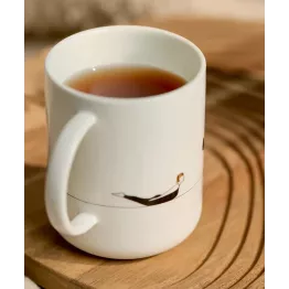 Tasse porcelaine Yoga Räder | Tasse à thé élégante