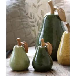 Objet décoratif poire céramique Chic Antique | Déco nature