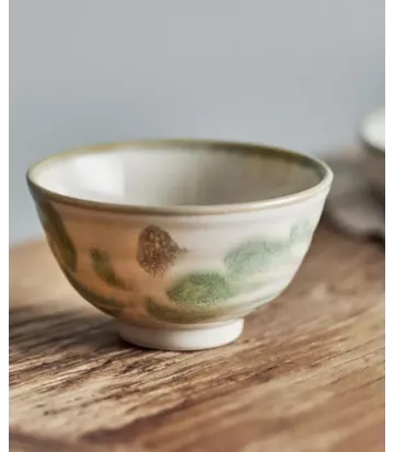 Bol en grès Bethany Bloomingville | Motif floral