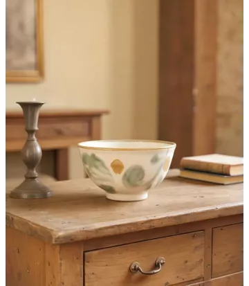 Bol en grès Bethany Bloomingville | Motif floral