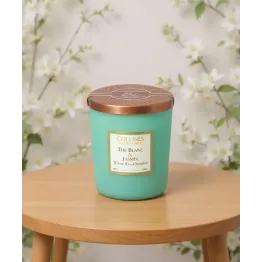 Bougie naturelle parfumée Thé Blanc & Jasmin | Collines