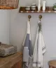 Torchon à rayures bleu marine et crème | Chic Antique