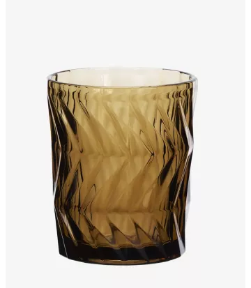 Verre ambré facetté Madam Stoltz – Verre design