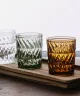 Verre ambré facetté Madam Stoltz – Verre design