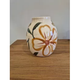 Vase en grès fleuri – Vase décoratif naturel et plein de charme