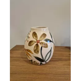 Vase en grès fleuri – Vase décoratif naturel et plein de charme