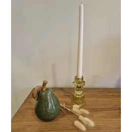 Bougeoir décoration Muguet Bazar de Luxe vert Olive