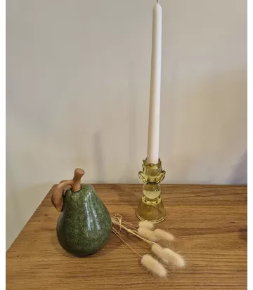 Bougeoir vert Muguet – Bazar de Luxe