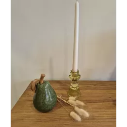 Bougeoir vert Muguet – Bazar de Luxe