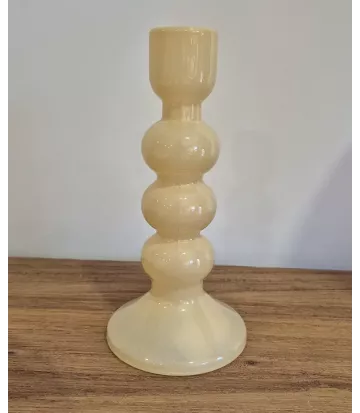 Bougeoir jaune décoratif - Madam Stoltz