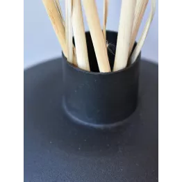 Vase noir mat en métal modèle Binco