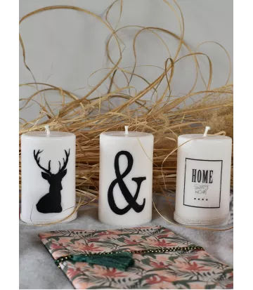Coffret bougies artisanales Home Sweet Home
