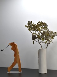 Figurine golfeur en bois...