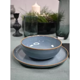 Bol grès émaillé couleur eucalyptus modèle Saison