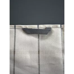 Torchon métis écru à carreaux