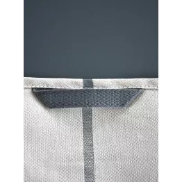 Torchon métis lin coton écru à rayures