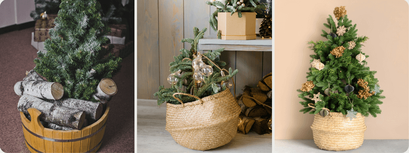 Décorer sapin Noel mini sapins