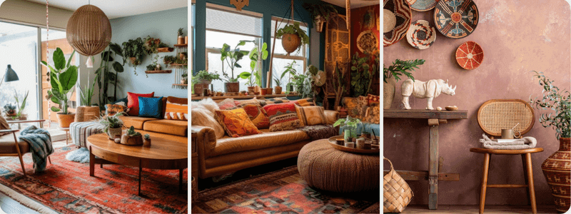 Ethnique article décoration automne maison